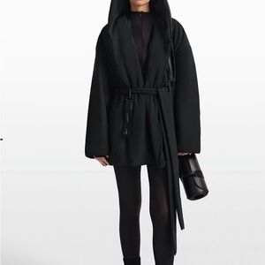 Skims Nike wrap coat